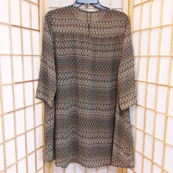 H&M Bohemian Print Keyhole Back Lined Dress - Picture 2 of 7